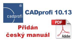 CADprofi 10.13 a český manuál