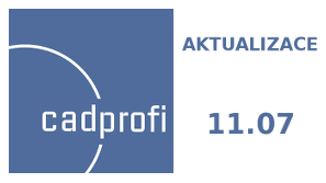 Aktualizace CADprofi 11.07 pro progeCAD a AutoCAD