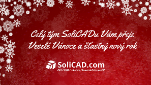 Veselé Vánoce přeje SoliCAD