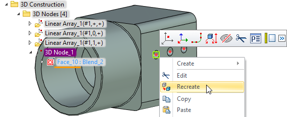 Vytvořit znovu T-Flex CAD