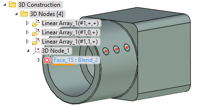 Pozice 3D bodu T-Flex CAD