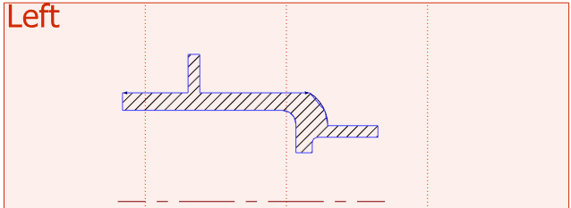 Zobrazení 2D prvků v 3D pohledu T-´Flex CAD