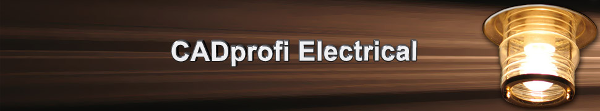 CADprofi Elektro - nadstavba pro progeCAD a AutoCAD