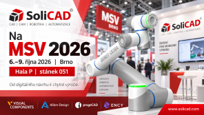 SoliCAD na MSV 2026 – přijďte za námi do haly P, stánek 051