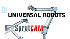 Novinka ve SprutCAMu - Universal Robots